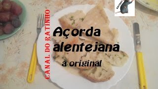 Açorda alentejana a original [upl. by Jr]