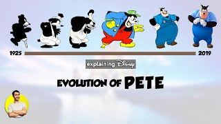 Evolution of PETE Disneys Oldest Character  94 Years Explained  CARTOON EVOLUTION [upl. by Silevi113]