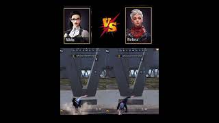 Nikita Vs Notora FREE FIRE CHARACTER ABILITY TEST 🥵HOW IS BEST🤔shortfeed shortvideo shorts [upl. by Eeloj]