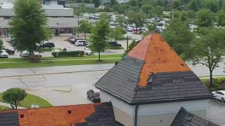 Morning tornado leaves trail of damage in Naperville [upl. by Uel]