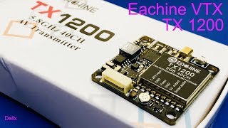 Eachine TX1200 VTX Review [upl. by Ennylhsa63]