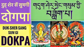 གདུག་ཤེར་སེང་གསུམ་གྱི་བཟློག་པ། दुक शेर सेङ सुमगी दोगपा DukSheSangSumgi Dokpa [upl. by Aissak]