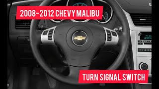 20082012 Chevy Malibu Turn Signal Switch Replacement [upl. by Francoise29]