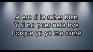 Calibre 50 Deja de Joder Letra Banda 2016 [upl. by Noivert]