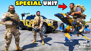 Franklin Trevor And Michael Join SPECIAL OPERATIONS FORCE in GTA 5  SHINCHAN and CHOP [upl. by Lopes]