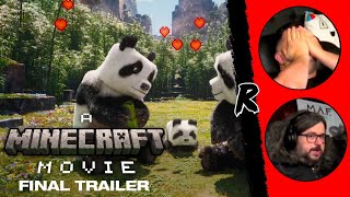 A Minecraft Movie  Final Trailer  RENEGADES REACT [upl. by Thaddaus]