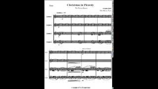 Ibert Christmas in Picardy for clarinet quartet [upl. by Vaclava225]