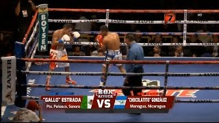 Juan Francisco quotGalloquot Estrada vs Roman quotChocolatitoquot Gonzalez Completa HD Tv Azteca [upl. by Lehsreh]