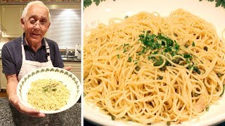 Spaghetti Aglio e Olio and Anchovies Recipe [upl. by Sackman]