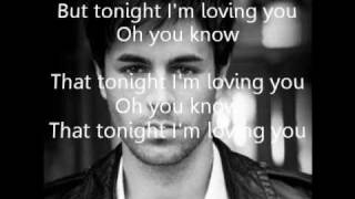 Enrique Iglesias amp Ludacris  Tonight Im lovin you LYRICS [upl. by Perzan]