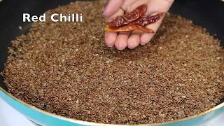 Flax seed chutney pudi recipe Agase chutney Pudi  Alsi dry chutney [upl. by Yrohcaz]