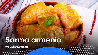 Conocemos la cocina Armenia Receta de Sarma frío y caliente  Cocineros Argentinos [upl. by Isaacs]