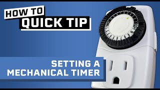 How to Set a Mechanical Timer for Hydroponic Pumps amp Grow Lights [upl. by Aidnahs]