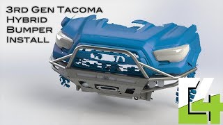 3rd Gen Tacoma Hybrid Bumper Install [upl. by Sugihara]