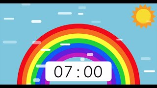 Rainbow Timer 7 Minute 🌈 [upl. by Aropizt]