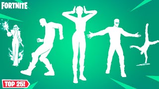 Top 25 Fortnite Emotes From Season 1 Chapter 5 [upl. by Kuo]