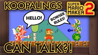 Super Mario Maker 2  Koopalings Can TALK [upl. by Secunda368]