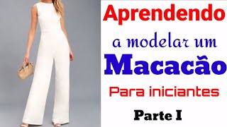 ✅️ DIY Como fazer MacacãoCostura fácil passo a passo para iniciantes Gisleide Noveloparte I [upl. by Shanna]