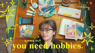 why you need hobbies in 2024  rediscovering my hobbies as a burned out college student [upl. by Forster]