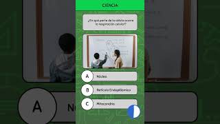 Respiración celular 🔬 culturilla quiz trivia ciencia respiración celular organismo partes [upl. by Nathanil]