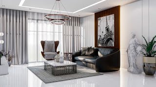 Tutorial Project 6 Modeling in Revit amp Rendering in lumion11 Living Room [upl. by Llevad]