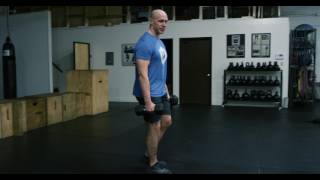 Dumbbell Walking Lunge  How To [upl. by Ceevah]