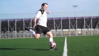 How To Do A Soccer Goalkeeper Dropkick [upl. by Cantu877]