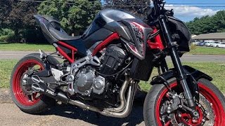 2020 Ultimate exhaust sound for kawasaki z900 dynamic akrapovic sc project ixil RIDEMOTO [upl. by Alonso]