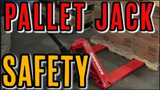 PALLET JACK SAFETY [upl. by Ailuy]