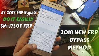 Samsung J7 Pro SMJ730F Frp Bypass [upl. by Surazal]