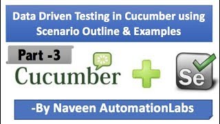 Data Driven Testing in Cucumber BDD Framework In Selenium  Part 3 [upl. by Quinn471]