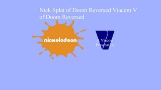 Nickelodeon Logo Reversed and Viacom Logo Reversed [upl. by Nwadrebma]