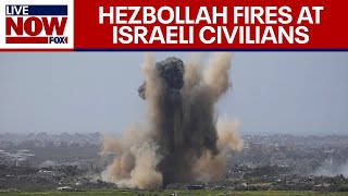 IsraelHamas war Hezbollah terrorists fire at Israeli civilians from Lebanon  LiveNOW from FOX [upl. by Rosio462]