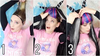 How To Put On A Cosplay Wig Correctly In 3 Steps [upl. by Nairret]