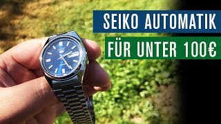 TOP Automatikuhr für unter 100 € Seiko SNXS77K  Test  Review [upl. by Chlo]