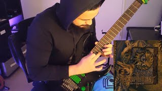 Necrophagist  Fermented Offal Discharge Guitar solo cover [upl. by Bathulda786]