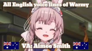 Arknights Warmys EN voice lines [upl. by Trudy]