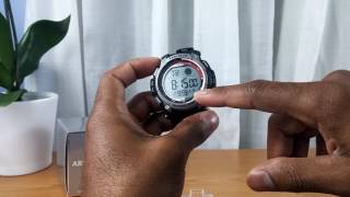 Armitron Chronograph Sport 408252 Watch Review [upl. by Lukin]