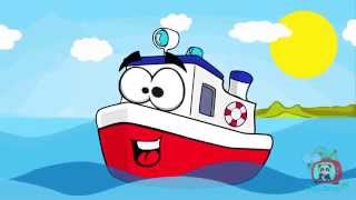 Un barco chiquitito ♫ canciones infantiles ♫ Español [upl. by Nadab]