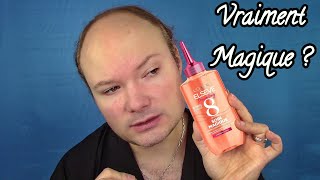 JE TESTE LE SOIN MAGIQUE EMBELLISSEUR INSTANTANÉ 8 SECONDES LORÉAL PARIS DANS MES CHEVEUX ABÎMÉS [upl. by Mayhew725]