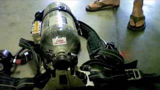 Scott 22 SCBA Airpack PASS Alarm Demonstration [upl. by Aradnahc69]