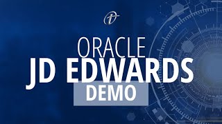 Oracle JD Edwards Demo [upl. by Maren]