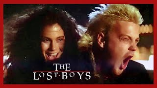 THE LOST BOYS  Motorcycle Race Scene [upl. by Scheers]