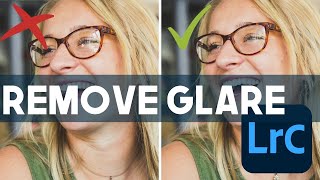 Remove Glare From Glasses In Lightroom 2 Easy Methods [upl. by Cosenza]