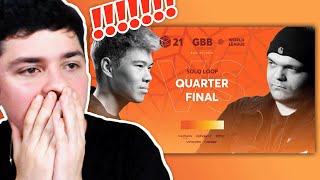 COLAPS REACTS  SXIN 🇩🇪 vs Frosty 🇬🇧  GBB21  Quarter Final [upl. by Ilah350]