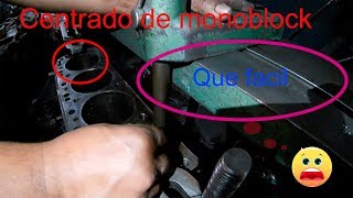 Como rectificar o cortar los cilindros de un monoblock de opel explicación de rectificado parte 2 [upl. by Eilrebmik]