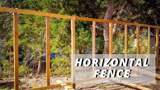 Building a Horizontal Fence [upl. by Ative]