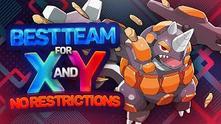 Best Team for Pokemon X and Y  NO RESTRICTIONS [upl. by Adnor]