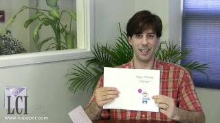 How to Print Half Fold Greeting Cards at Home [upl. by Dillie]