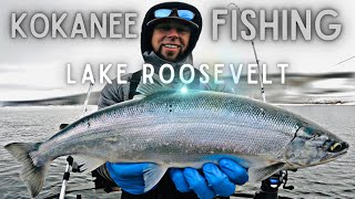 Kokanee fishing Lake Roosevelt with Phil of FishHeads Outdoors and Matt of Takedown Tackle [upl. by Araes]